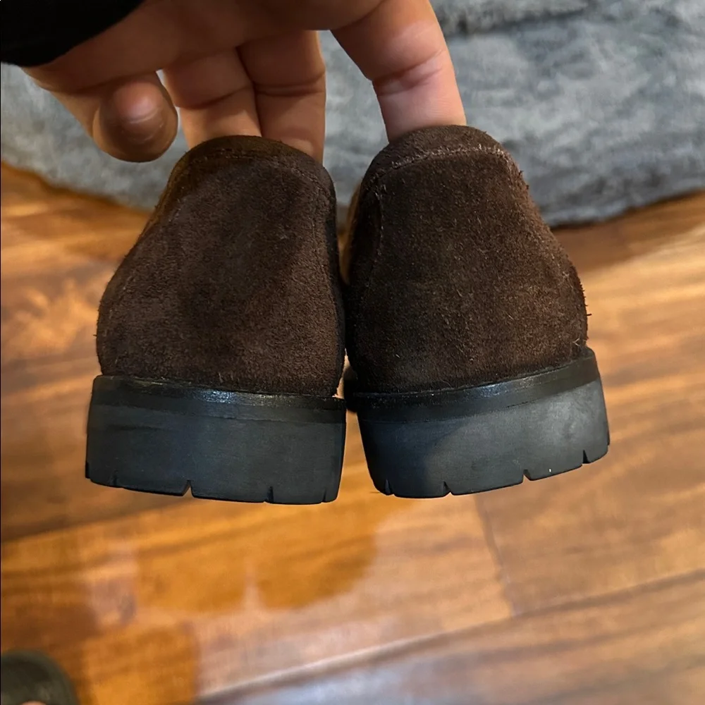 Gucci Women's Brown Suede Loafers - Picture 10 of 16